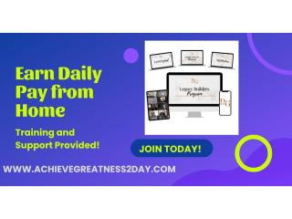 Earn Daily Pay From Home