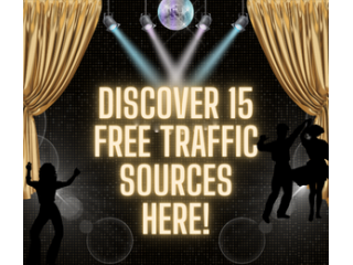 Free for You: Here are 15 Free Website Traffic Sources!