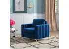 Bristo Upholstered Velvet Club Chair