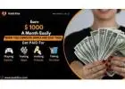 Earn extra money online- Earn $ 1,000 a month easily