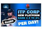 iTP Corp New Crypto Currency Platform Earns 2.5 To 4% Per Day!